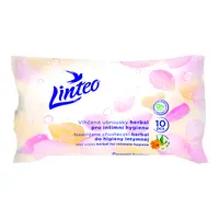 LINTEO Vlhčené ubrousky intimní 1-vrstvé 10 ks