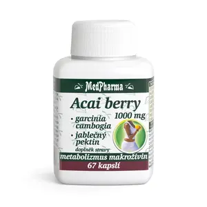 MEDPHARMA Acai berry 1000 mg + garcinia 67 kapslí