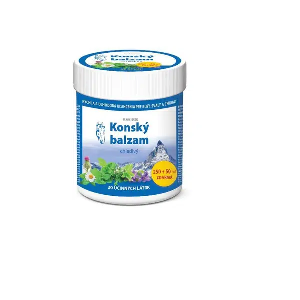 SWISS Koňský balzám chladivý 250+50ml