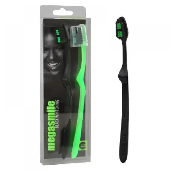 MEGASMILE Zubní kartáček Black Whitening 2 kusy