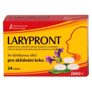 FAVEA Larypront se šalvějovou silicí 24 tablet