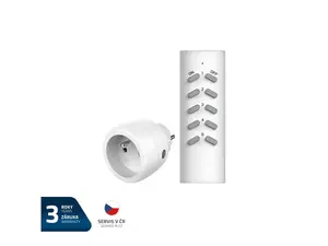 Zásuvka bezdrátová GETI RCS112 1+1