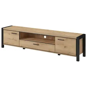 Tv stolek Aktiv 40 210 cm dub taurus/černá