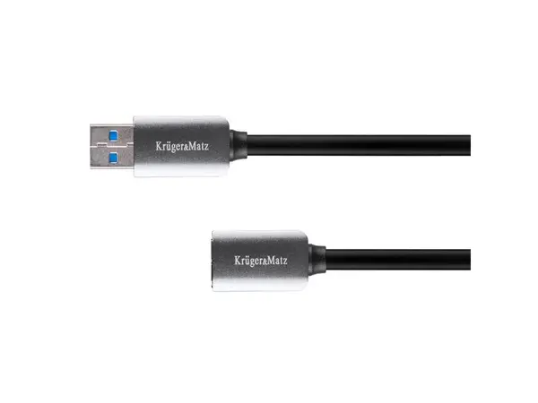 Kabel KRUGER & MATZ KM0336 1x USB 3.0 A konektor / 1x USB 3.0 A zdířka 1m