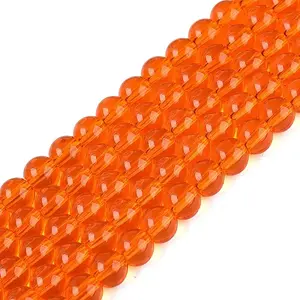 Transparent Glass Beads Strands