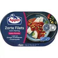 APPEL Filety ze sleďů se zeleninou v pikantní rajčatové omáčce 200 g