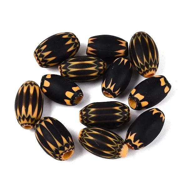 Handmade Millefiori Glass Lampwork Barrel Beads