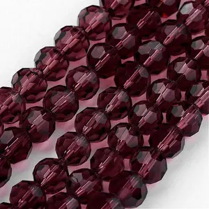 Transparent Glass Bead Strands
