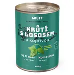 LOUIE Krůtí s lososem a kopřivou konzerva pro psy 400 g