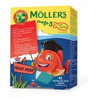 MÖLLER´S Omega 3 želé rybičky 45 kusů