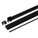 Montážna súprava pre sprchovú stenu Flexi 2/2 black