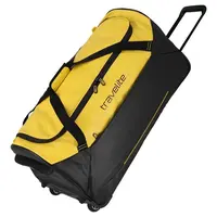 Cestovní taška na kolečkách Travelite Basics Trolley Travel Bag Black/yellow