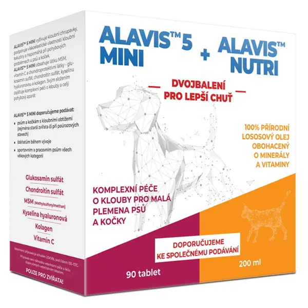 ALAVIS 5 MINI 90 tbl + Alavis Nutri 200 ml