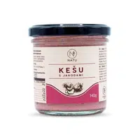 NATU Kešu krém s jahodami 140 g