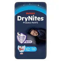 DRY NITES Natahovací kalhotky chlapecké 4-7 let 10 kusů