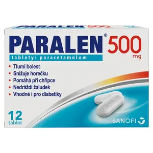 PARALEN 500 mg 12 tablet