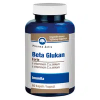 PHARMA ACTIV Beta Glukan forte Vitamín C a Zinek 60 kapslí