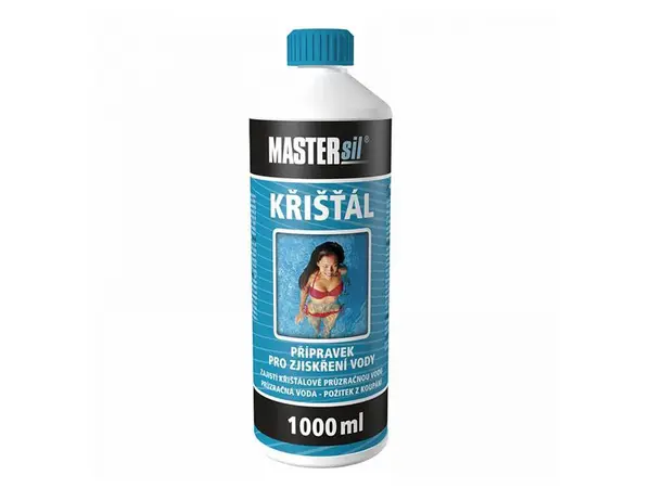 Přípravek k projasnění bazénové vody MASTERsil Křišťál 1l