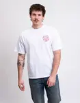 Tričko Edwin Music Channel TS White/Red garment