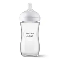 PHILIPS AVENT Láhev Natural Response skleněná 240 ml, 1m+