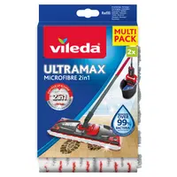 VILEDA mop Ultramax 2 v 1 Náhradní potah Microfibre 2 kusy