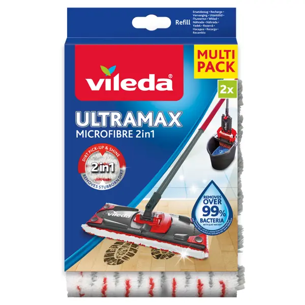 VILEDA mop Ultramax 2 v 1 Náhradní potah Microfibre 2 kusy