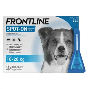 FRONTLINE Spot-on pro psy M 1,34 ml 3 pipety