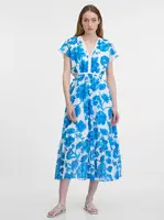 Blue women's patterned dress ORSAY - Women's