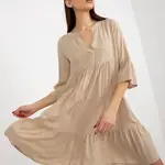 Dress-D73761M30214C-beige