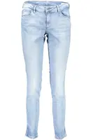 Dámske svetlomodré skinny rifle GUESS