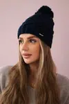 Kesi Čapica s fleece Waleria K307 námornícka modrá