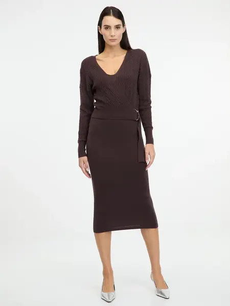 Brown women's midi dress ORSAY - Women's