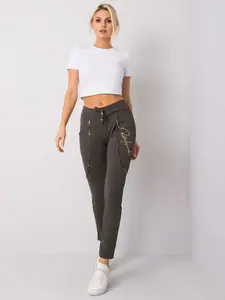 Sweatpants-RV-DR-6046.12-dark khaki