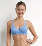 DIM GENEROUS ESSENTIEL UNDERWIRE BRA - Dámska čipková podprsenka - svetlo modrá