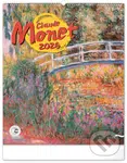 NOTIQUE Nástenný kalendár Claude Monet 2026 (univerzálne kalendárium)
