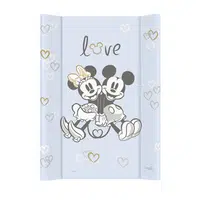 Podložka prebaľovacia s pevnou doskou COMFORT (50x70) Disney Minnie & Mickey Blue