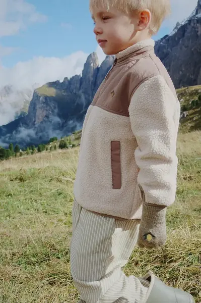 Detská bunda Konges Sløjd FLYNN FLEECE JACKET GRS