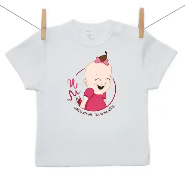 Boodyy Tričko s krátkym rukávom Chceli ste ma tak si ma užite Dievča 116 (5-6 rokov)