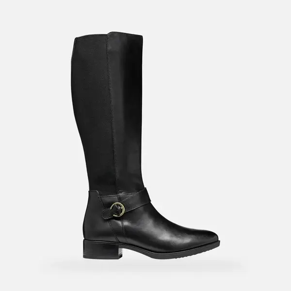 Black Women's Geox Felicity Boots - Women's