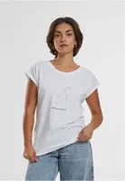 Ladies Cocktail O'Clock Tee white