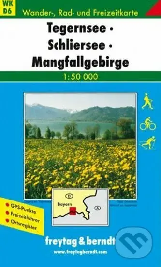 WKD  6 Tegernsee, Schliersee 1:50 000/mapa