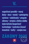 Zákony V / 2025 - Verejná správa, školy, obce, mestá - kniha z kategorie Správní právo