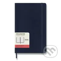 Moleskine – 12-mesačný denný diár 2026 - modrý (stredný, mäkká väzba)