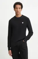 Bavlněný svetr Guess Jeans černá barva, M4BR30 Z3HM1
