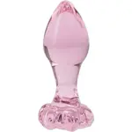 Pipedream Anální kolík Flower Glass Plug (9 cm)