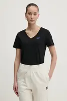 Bavlněné tričko Hugo Blue černá barva, 50513667