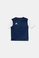 Dětské tričko adidas Performance tmavomodrá barva, s potiskem, DP3219