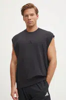 Bavlněné tričko adidas ALL SZN Luxe černá barva, JJ3637