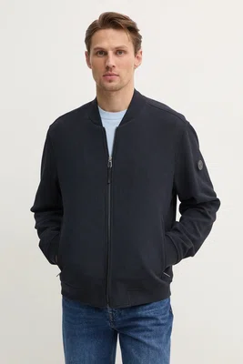 Bomber bunda Joop! tmavomodrá barva, přechodná, 30045316