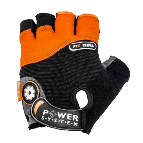 Power System Rukavice FIT GIRL PS-2900 oranžové - XS